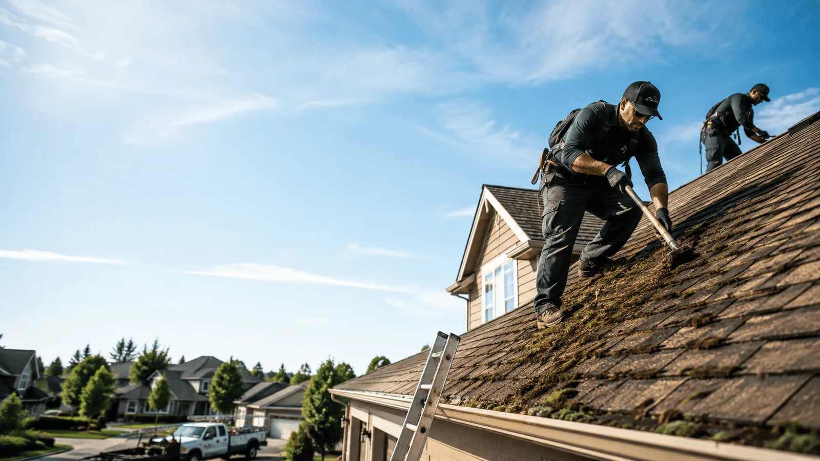 Roof Moss Removal in Roaring Springs, TX near me
